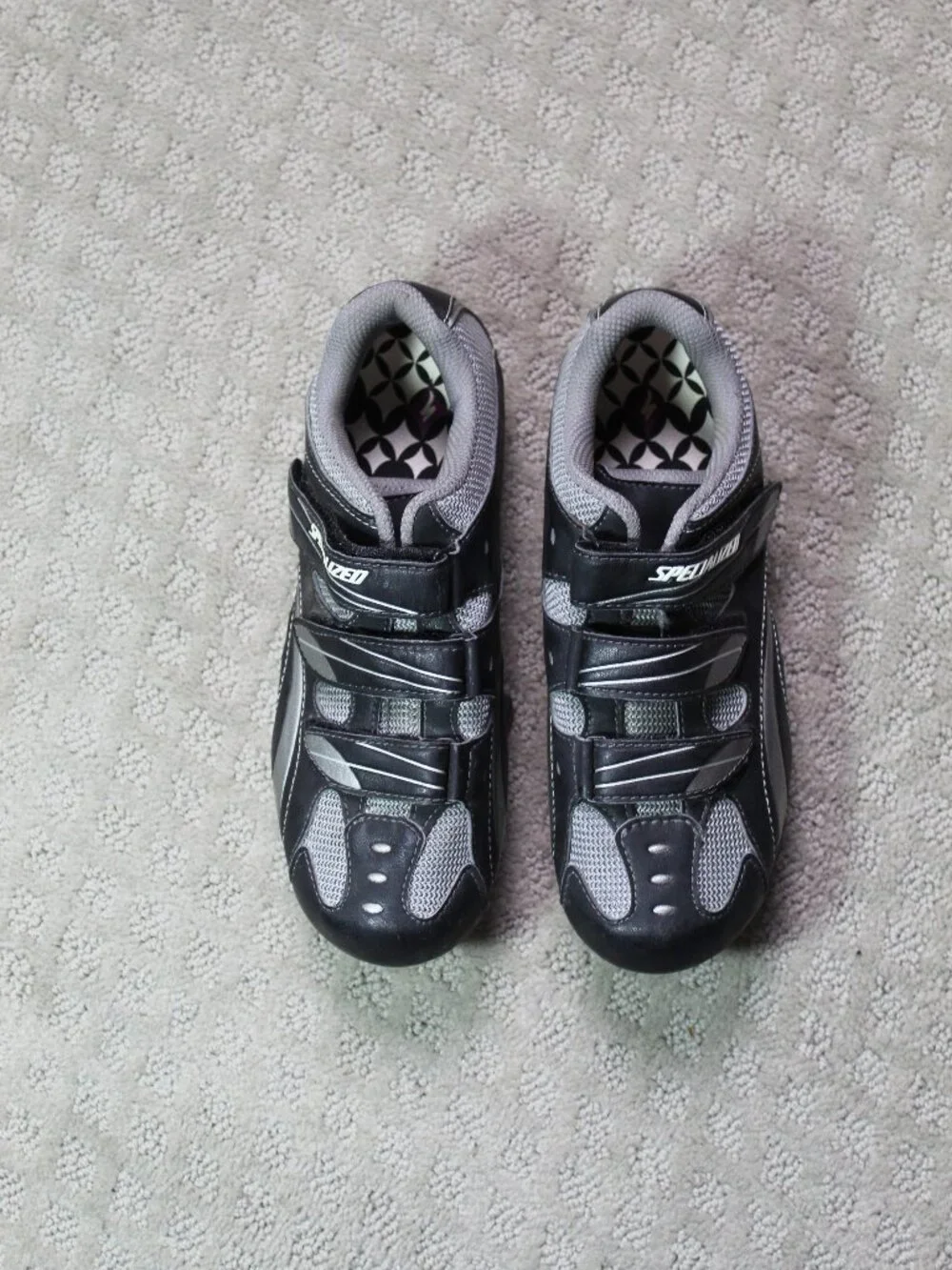 Specialized Size 37 Black Grey Cycling Shoes